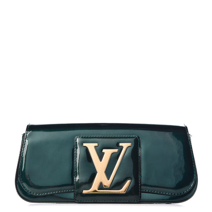 Louis Vuitton Patent Sobe Clutch Blue Nuit 1 of 13