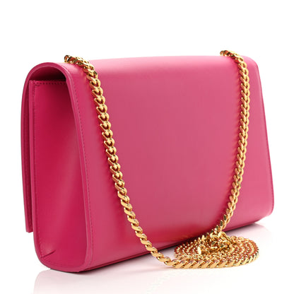 Saint Laurent Smooth Calfskin Medium Classic Monogram Kate Tassel Satchel Fuchsia 3 of 11