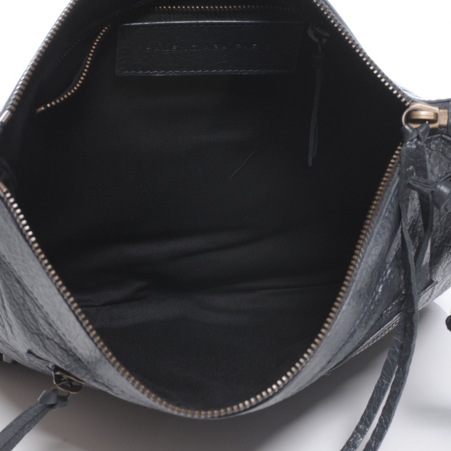 Balenciaga Agneau Flat Handle Clutch Anthracite 5 of 7