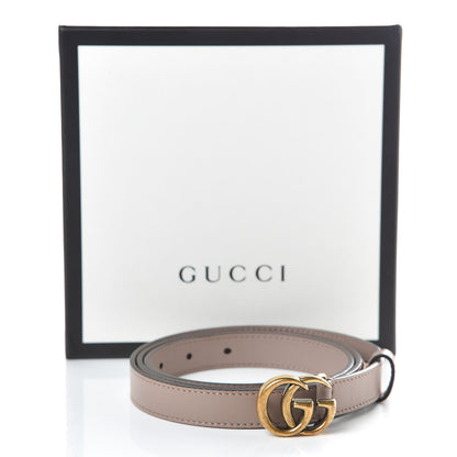 Gucci Calfskin Double G 20mm Belt 100 40 Porcelain Rose 7 of 7