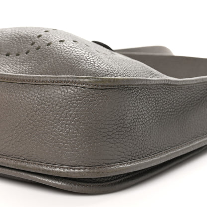 Hermes Taurillon Clemence EVELYNE III PM Etain 10 of 11