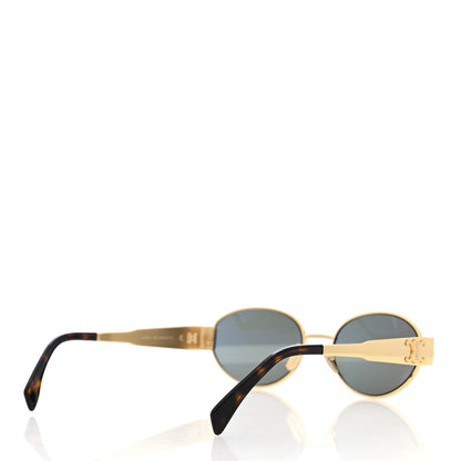 Celine Metal Triomphe 01 Sunglasses CL40235U Gold Green 4 of 7