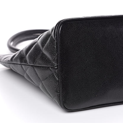 Chanel Caviar Quilted Medallion Tote Black 9 of 12