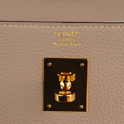 Hermes Togo Kelly Retourne 32 Gris Tourterelle 9 of 23