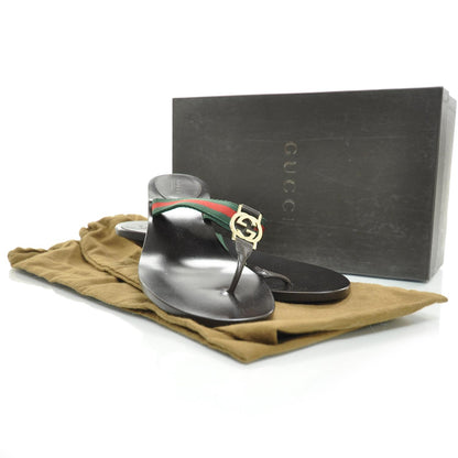 Gucci Web GG Thong Sandals 37 4 of 7