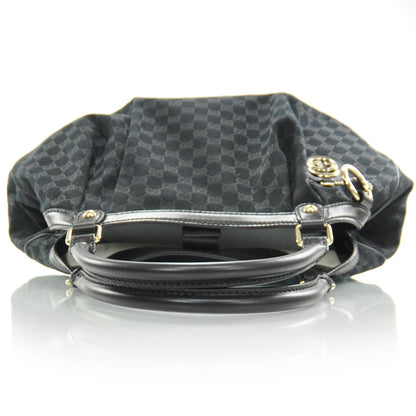 Gucci Monogram Large Sukey Tote Black 5 of 9