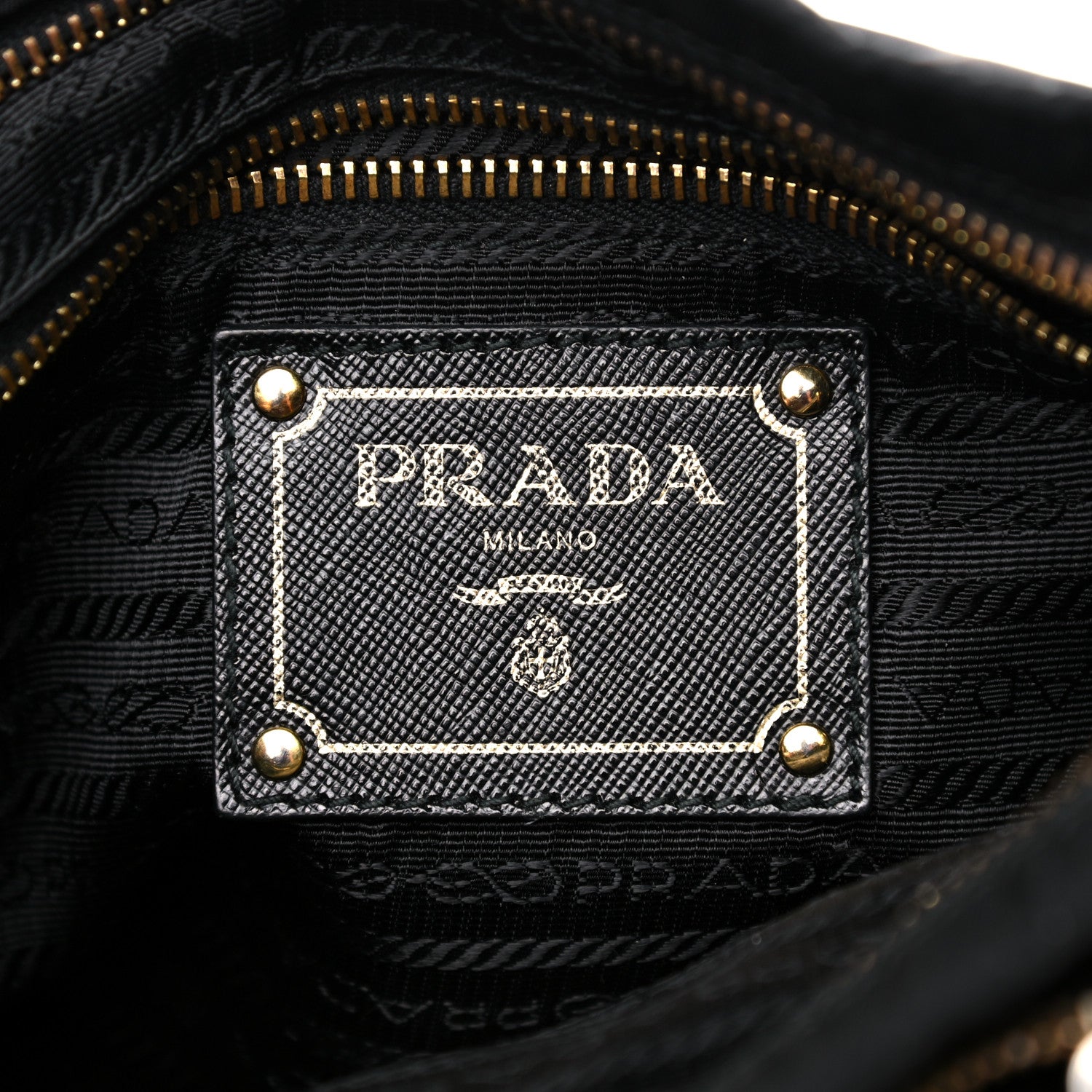 Prada Nylon Saffiano Crossbody Bag Black 6 of 18