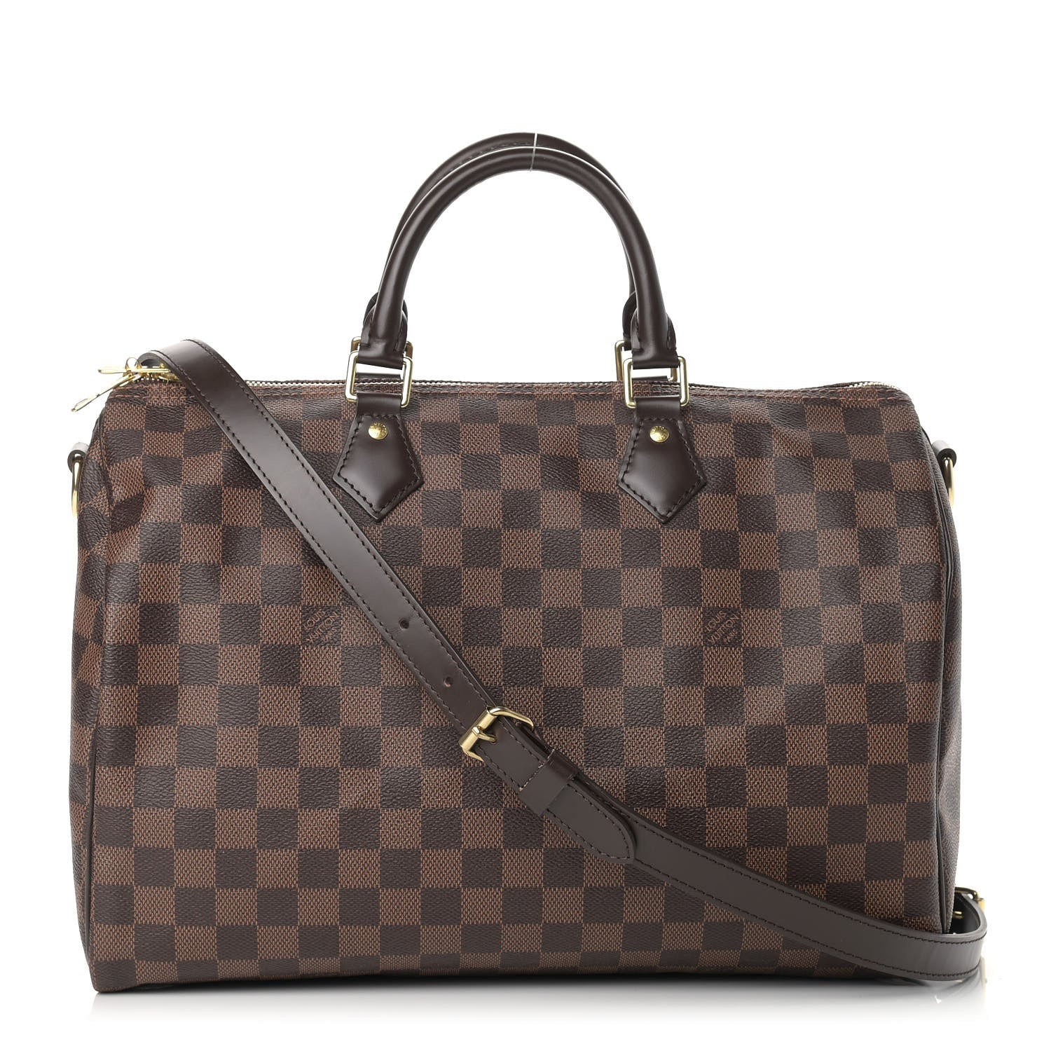 Louis Vuitton Damier Ebene Speedy Bandouliere 35 1 of 12