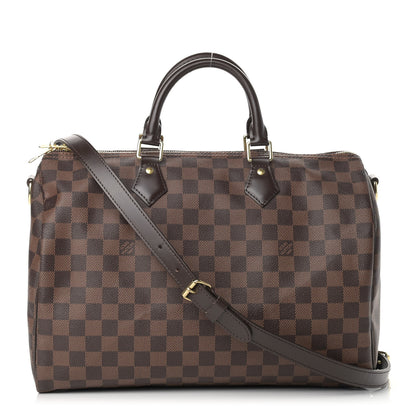Louis Vuitton Damier Ebene Speedy Bandouliere 35 1 of 12