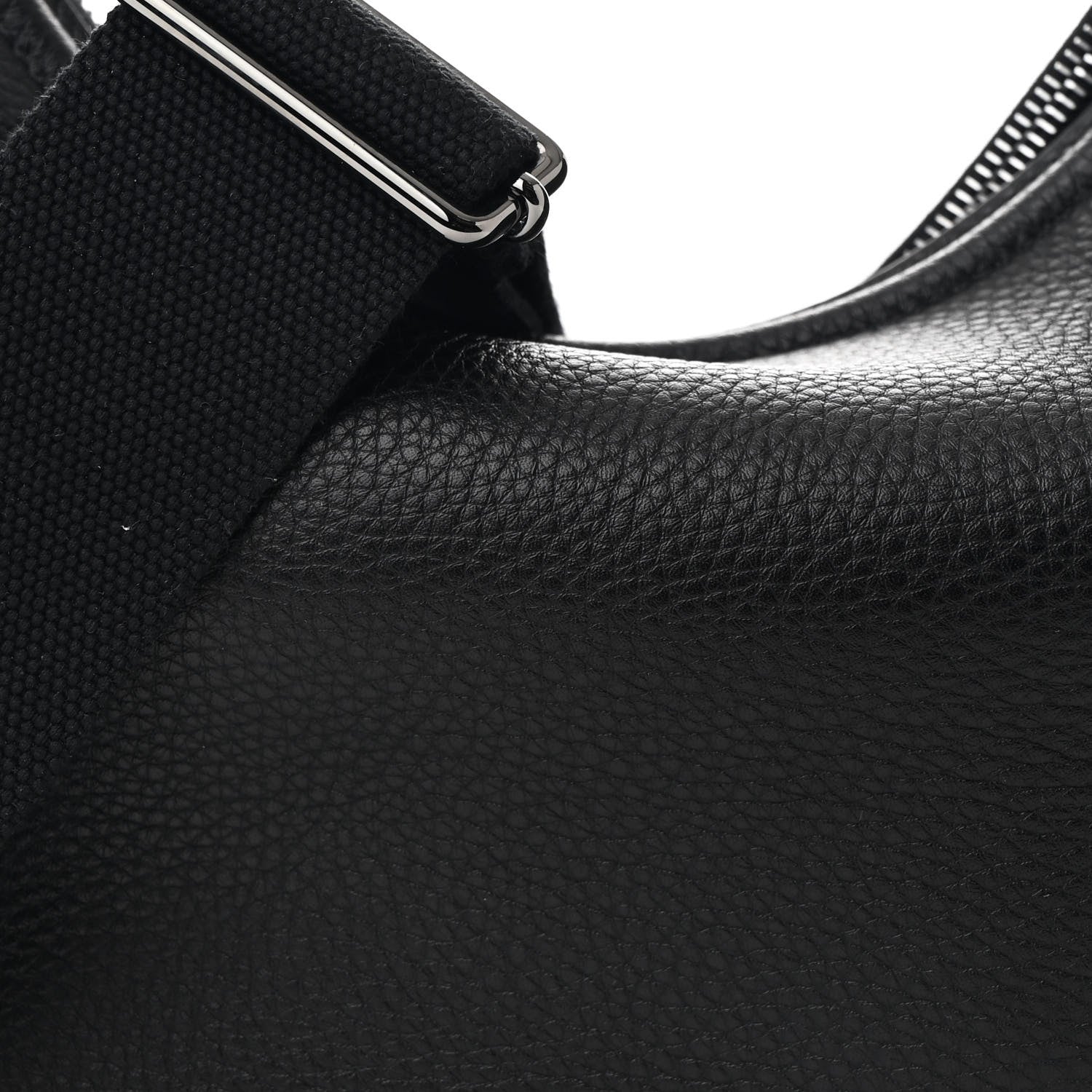 Valentino Garavani Grainy Calfskin Medium Vlogo Moon Hobo Bag Black 7 of 9