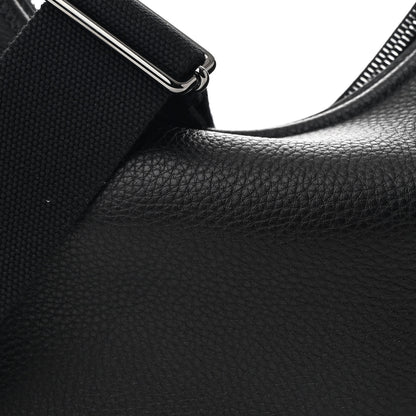 Valentino Garavani Grainy Calfskin Medium Vlogo Moon Hobo Bag Black 7 of 9