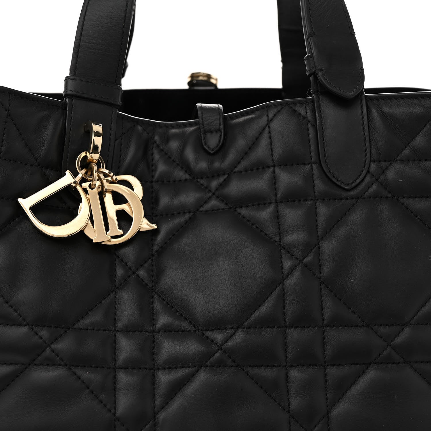 Christian Dior Calfskin Macrocannage Large Toujours Black 7 of 13
