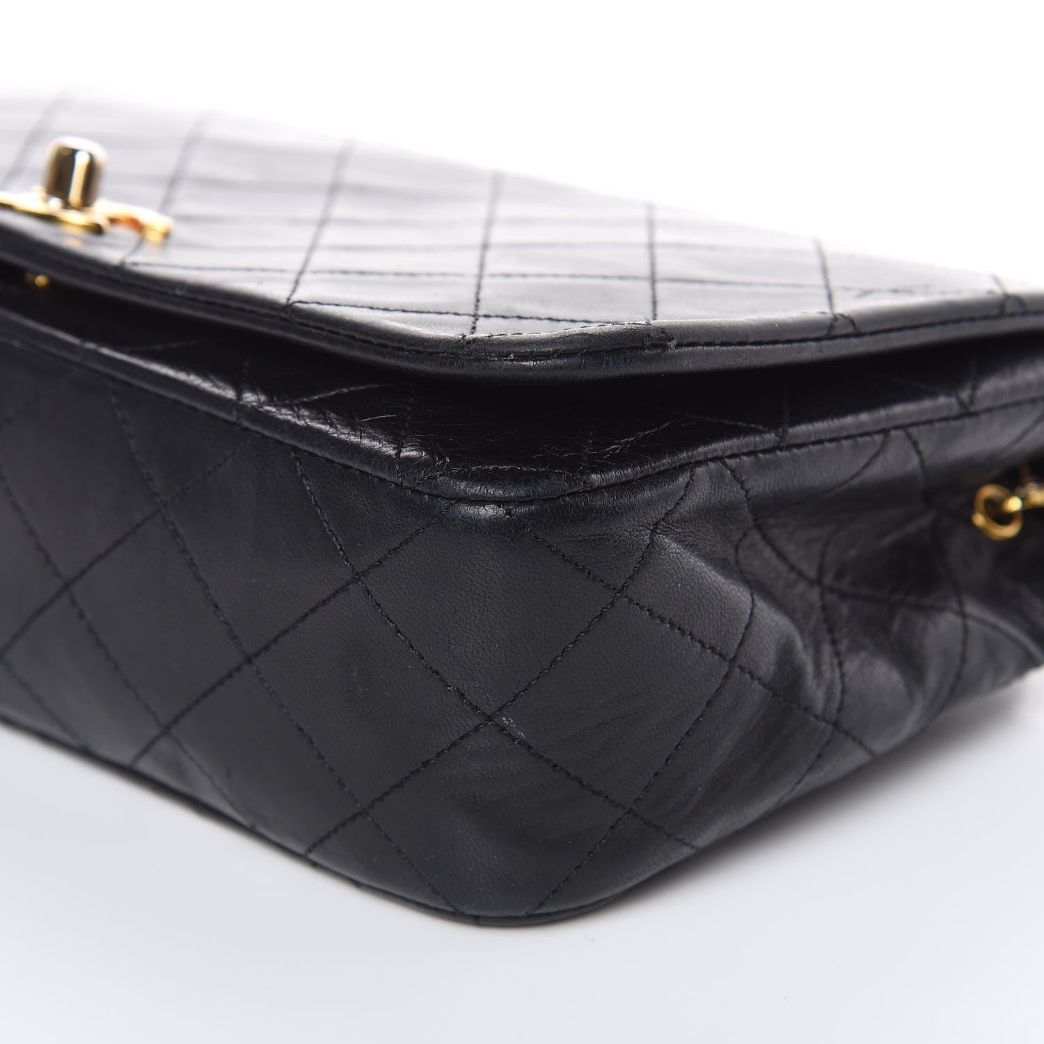 Chanel Lambskin Quilted Small Single Flap Black 10 of 13