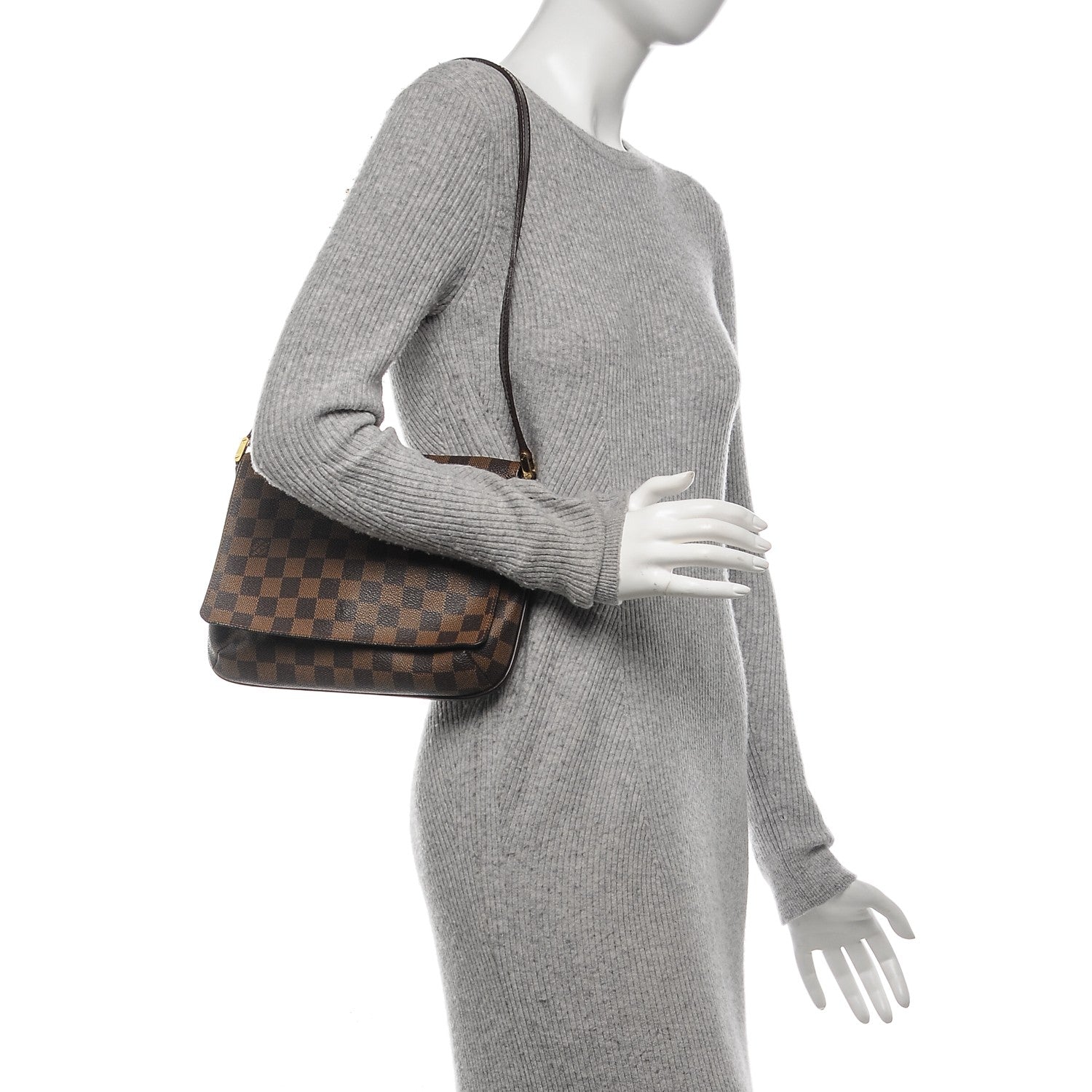 Louis Vuitton Damier Ebene Musette Tango 2 of 6