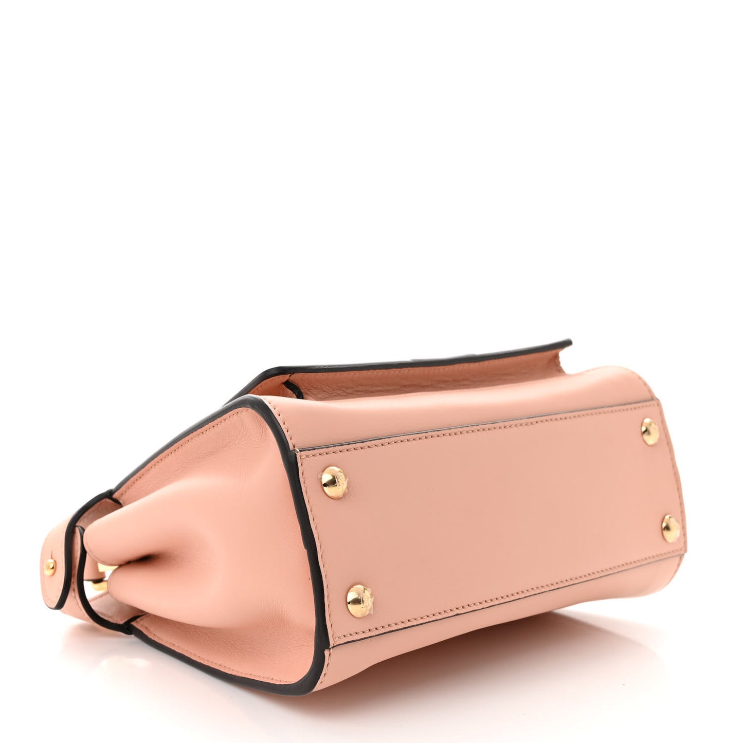 Nappa Pocket Mini Peekaboo Iconic Satchel Baby Pink