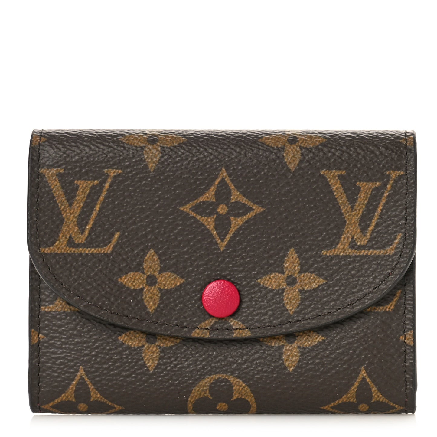 Monogram Rosalie Coin Purse Fuchsia