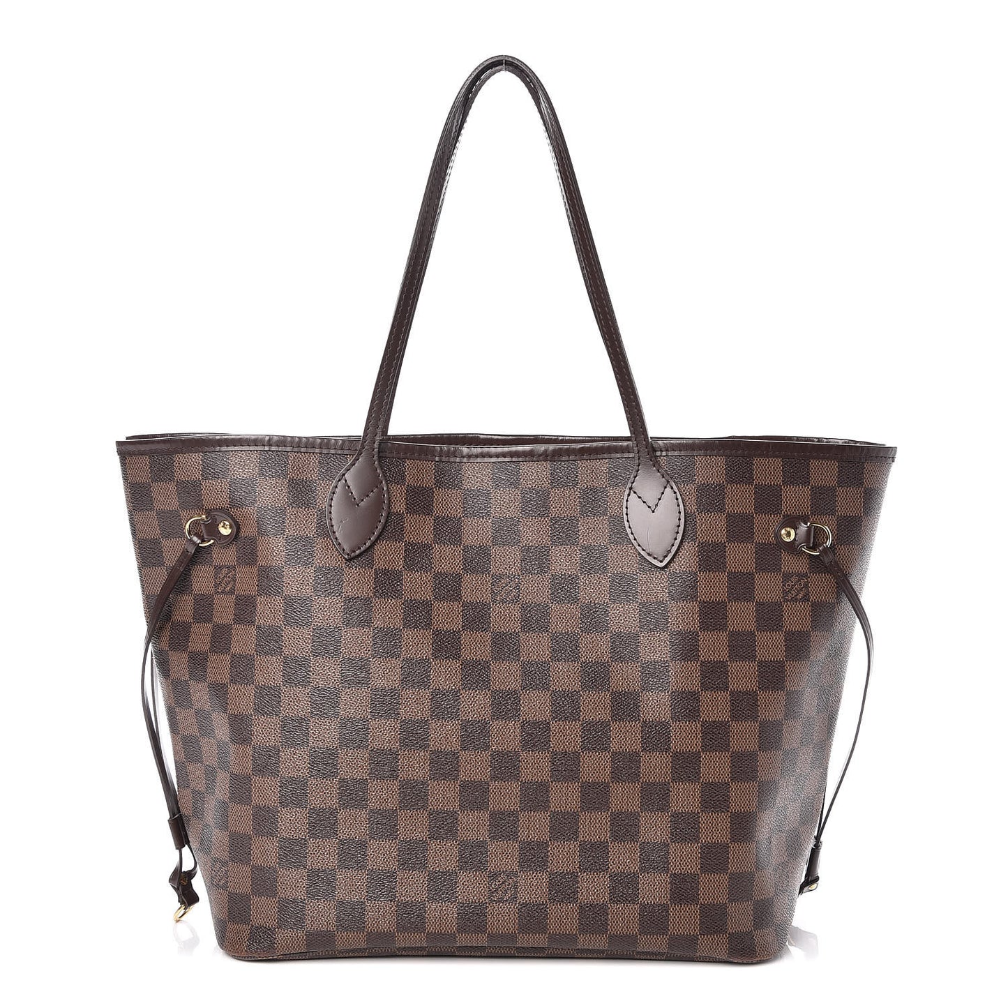 Damier Ebene Neo Neverfull MM Rose Ballerine