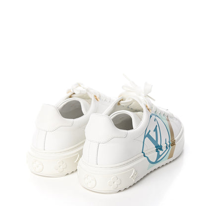 Louis Vuitton Monogram Time Out Sneakers 35 White Vert 4 of 9