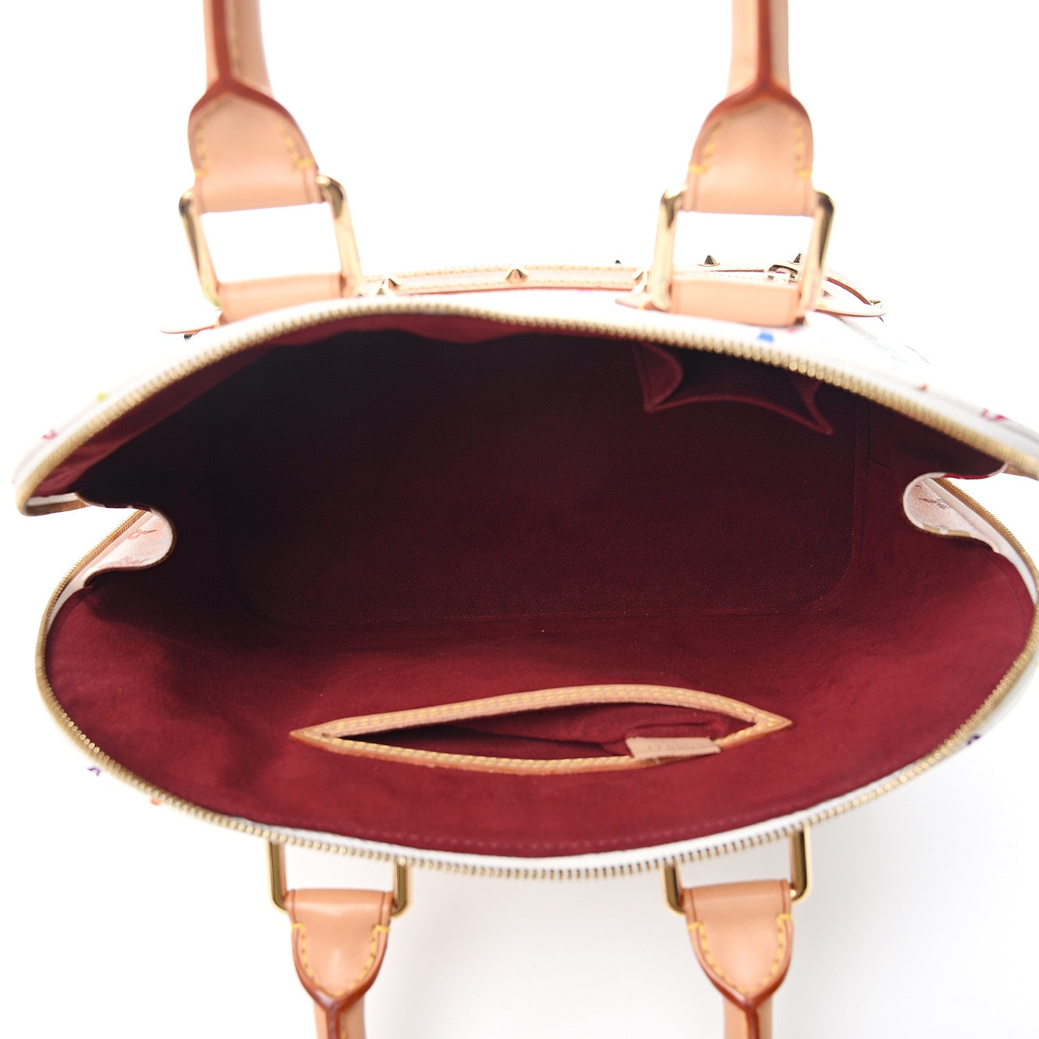 Louis Vuitton Monogram Multicolor Alma White 4 of 11