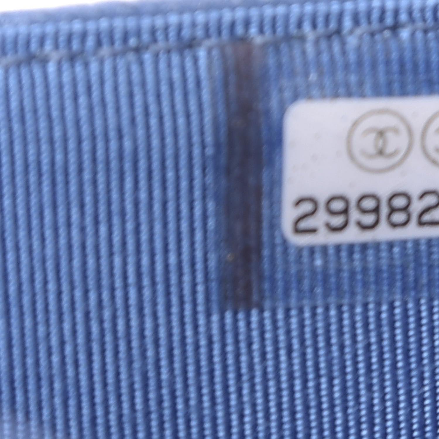 Chanel Caviar Quilted Flap Card Holder Blue 8 of 9