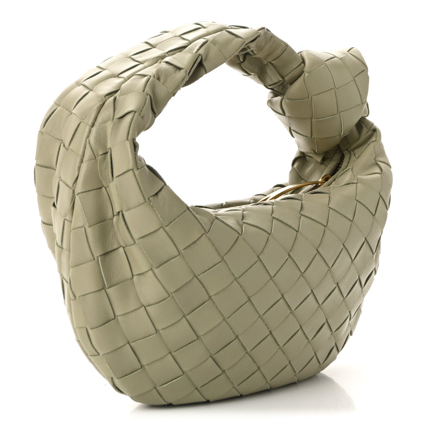 Nappa Intrecciato Mini Jodie Travertine