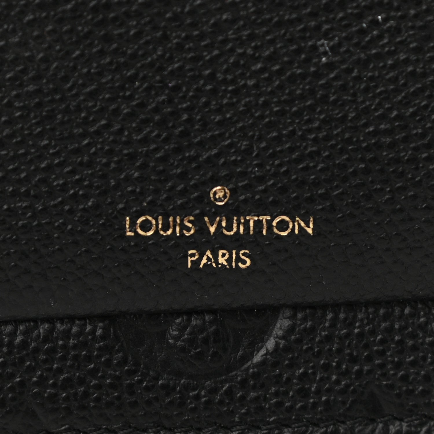 Louis Vuitton Empreinte Vavin Chain Wallet Black 6 of 11
