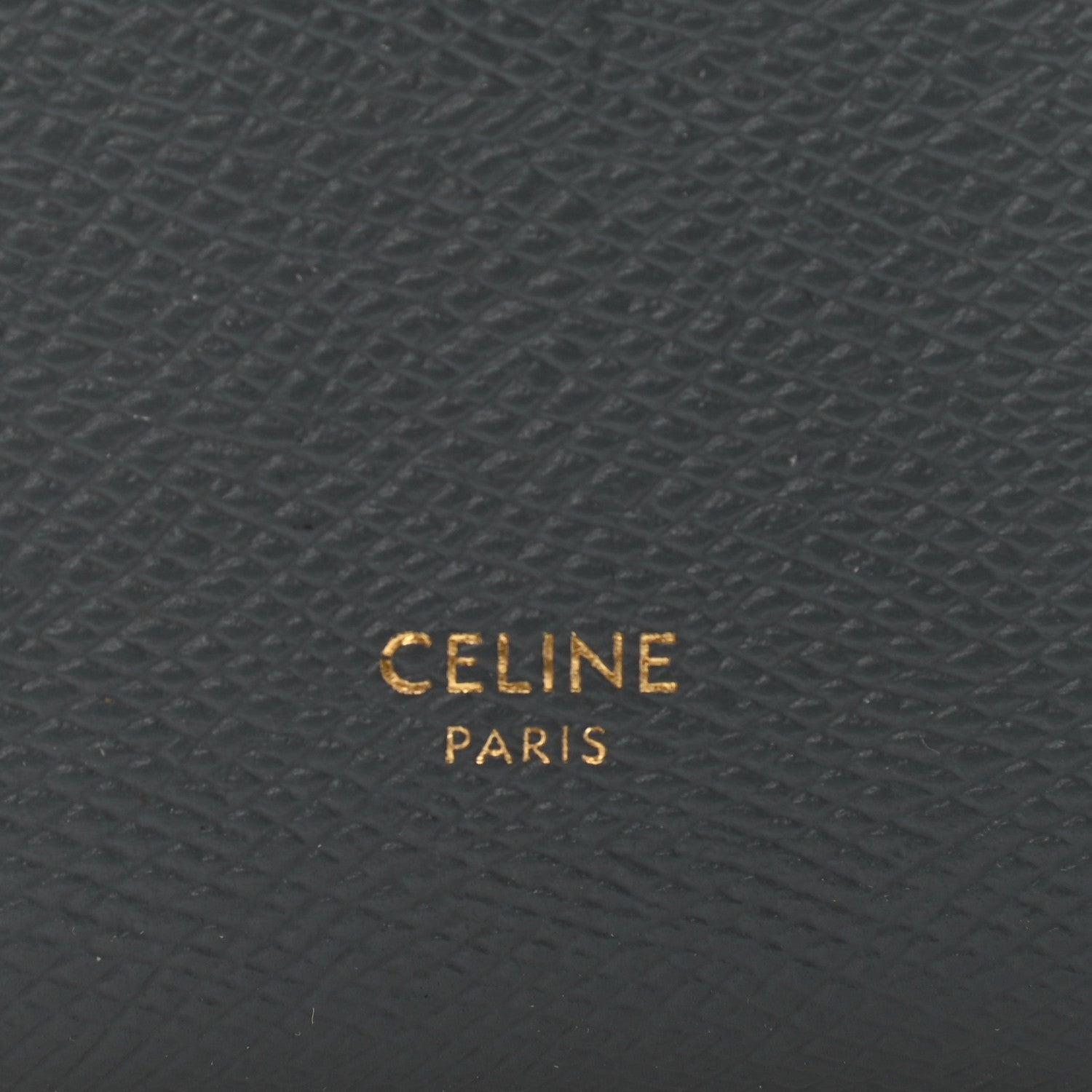 Celine Grained Calfskin Large Multifunction Strap Wallet Grey 6 of 9