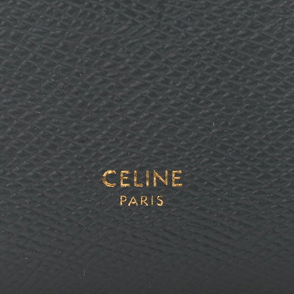 Celine Grained Calfskin Large Multifunction Strap Wallet Grey 6 of 9