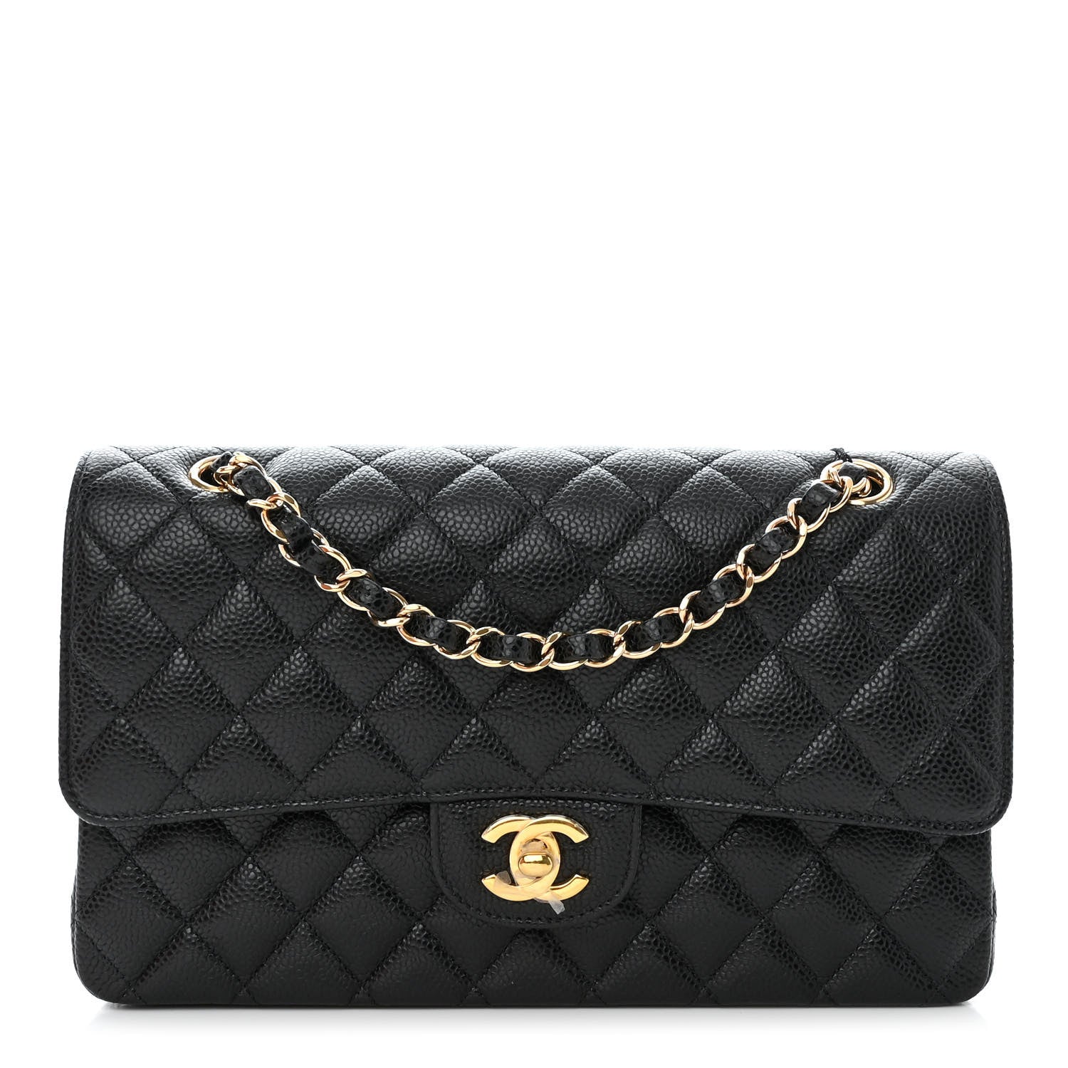 Chanel Caviar Quilted Medium Double Flap Black 1 of 11