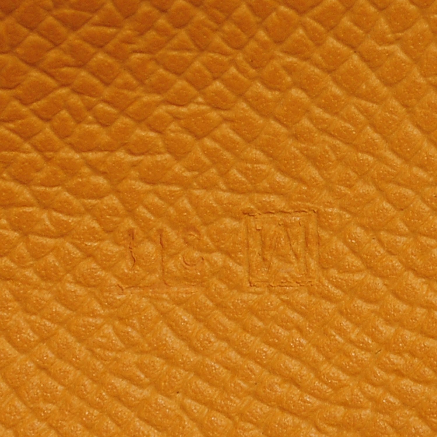 Hermes Epsom Globe Trotter Agenda Cover PM with Refill Jaune 8 of 8