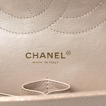 Chanel Pearly Caviar Quilted Jumbo Double Flap Light Beige 7 of 16