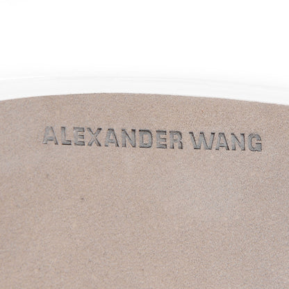 Alexander Wang Calfskin Natasha 120 Ankle Booties 37.5 Peroxide 6 of 8