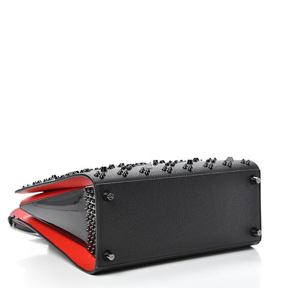 Christian Louboutin Calfskin Spikes Loubinthesky Medium Paloma Black 3 of 9