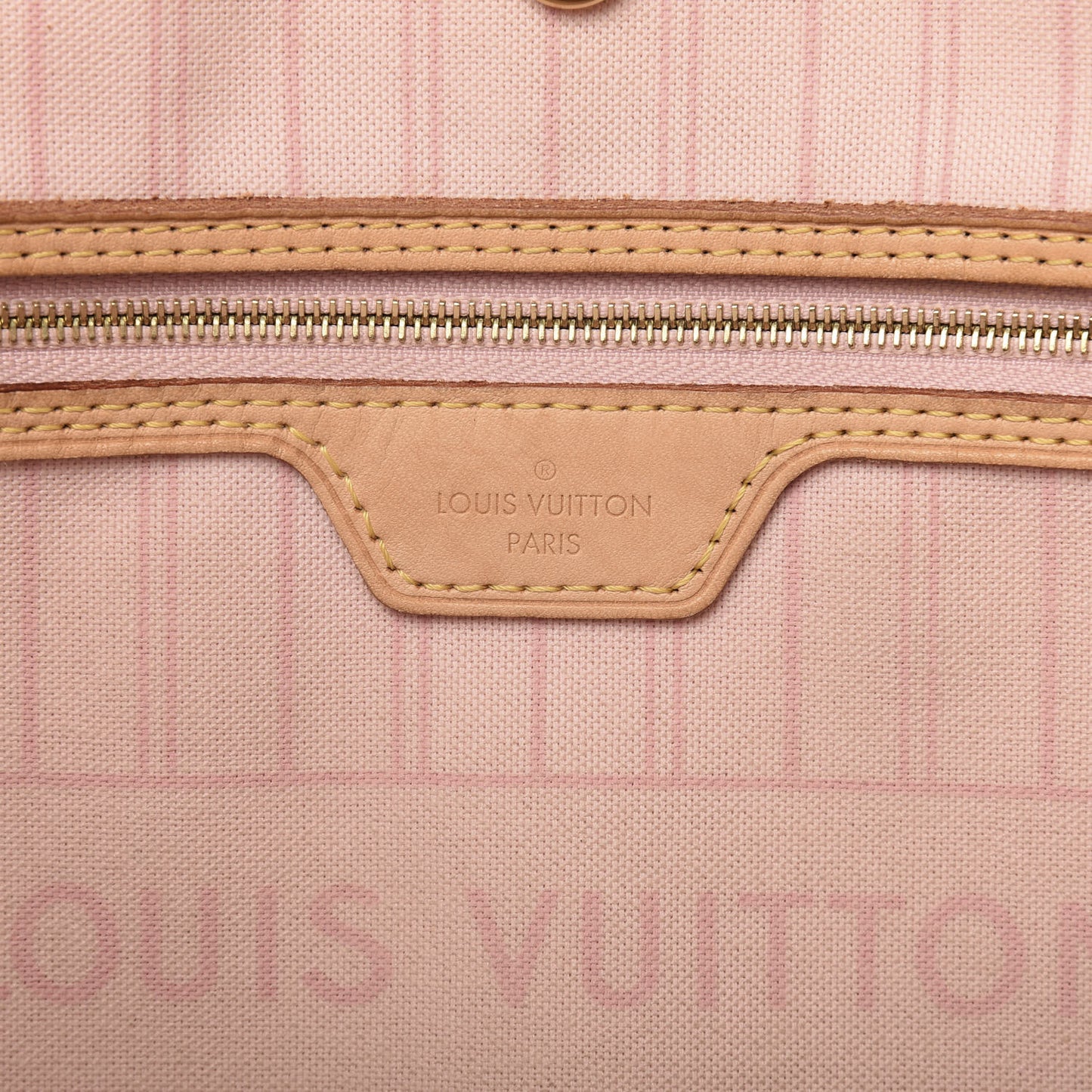 Damier Azur Neo Neverfull MM Rose Ballerine