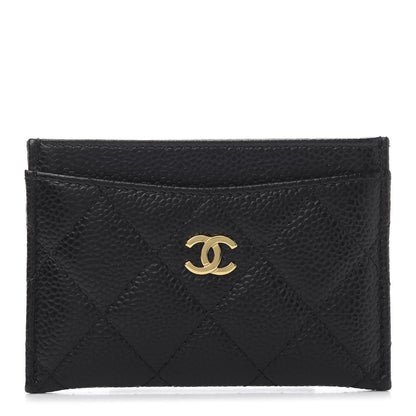 Chanel Caviar Quilted Card Holder Black 1 of 11