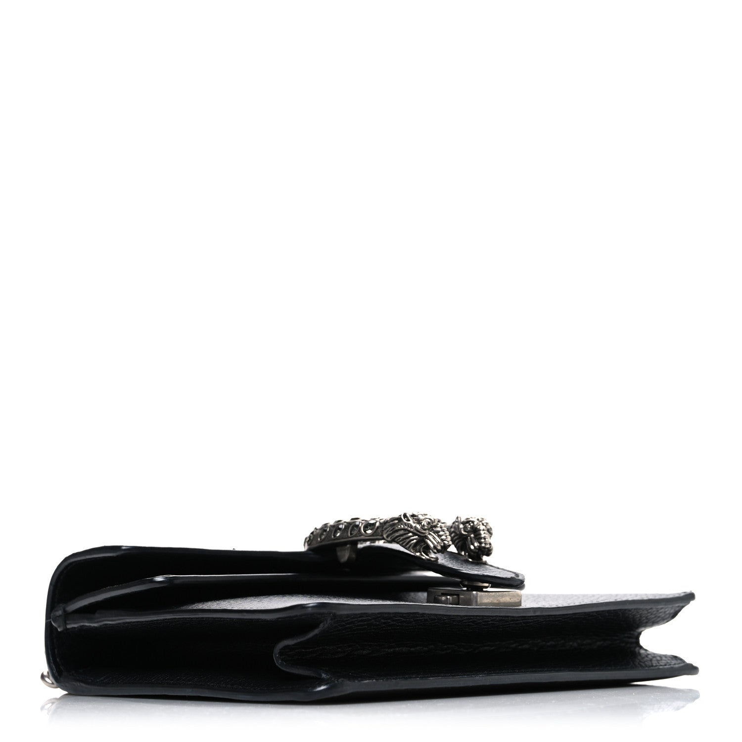 Gucci Calfskin Mini Dionysus Shoulder Bag Black 4 of 11