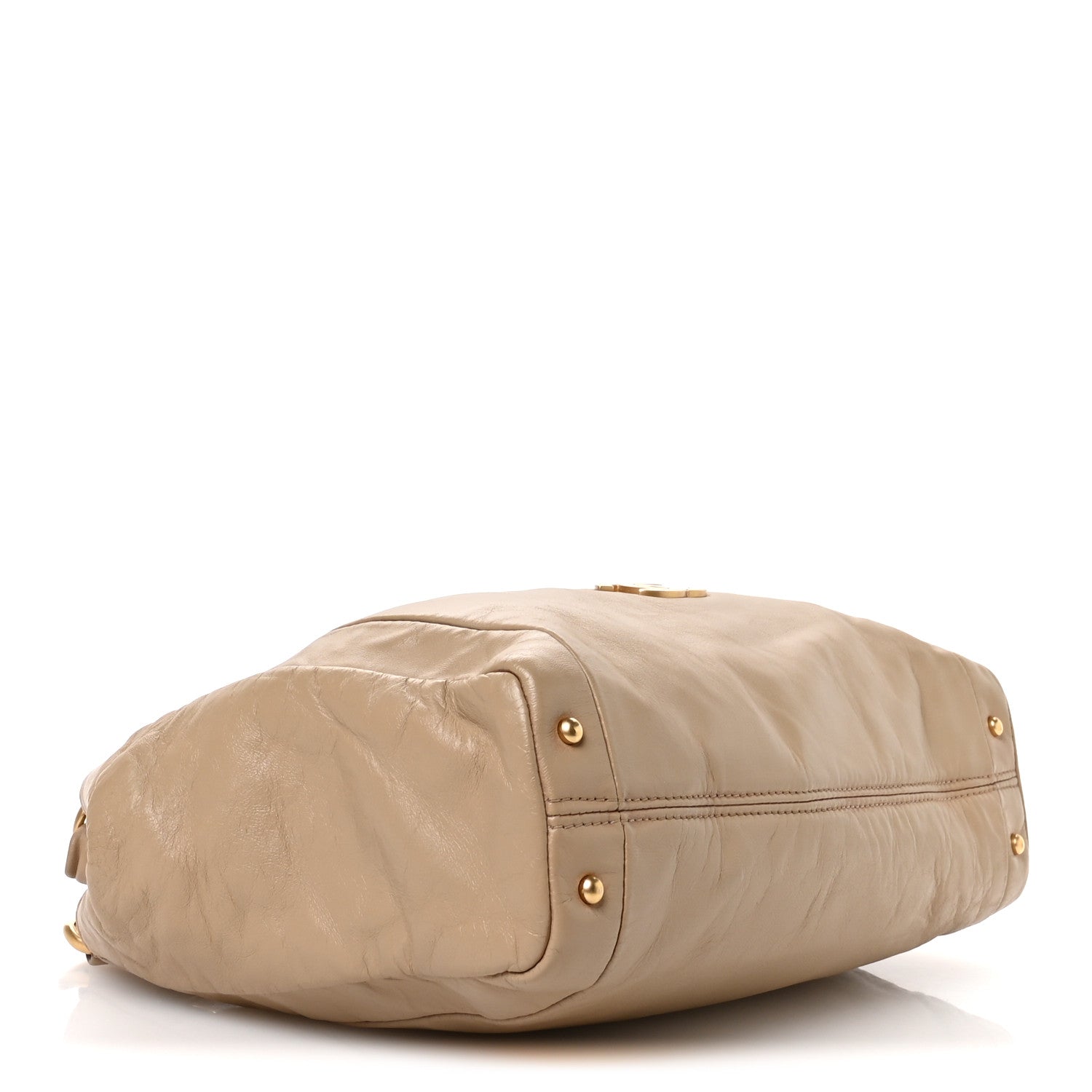 Chanel Lambskin Small Olsen Shoulder Bag Beige 4 of 12