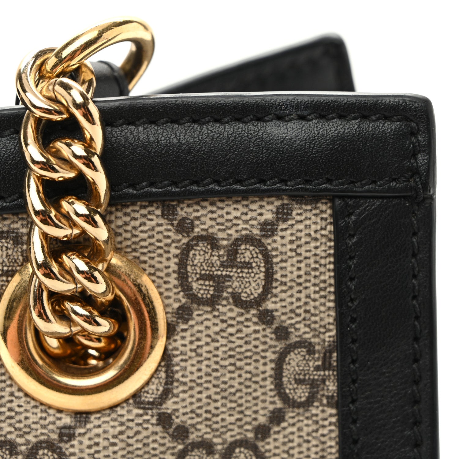 Gucci GG Supreme Monogram Small Padlock Tote Black 12 of 12