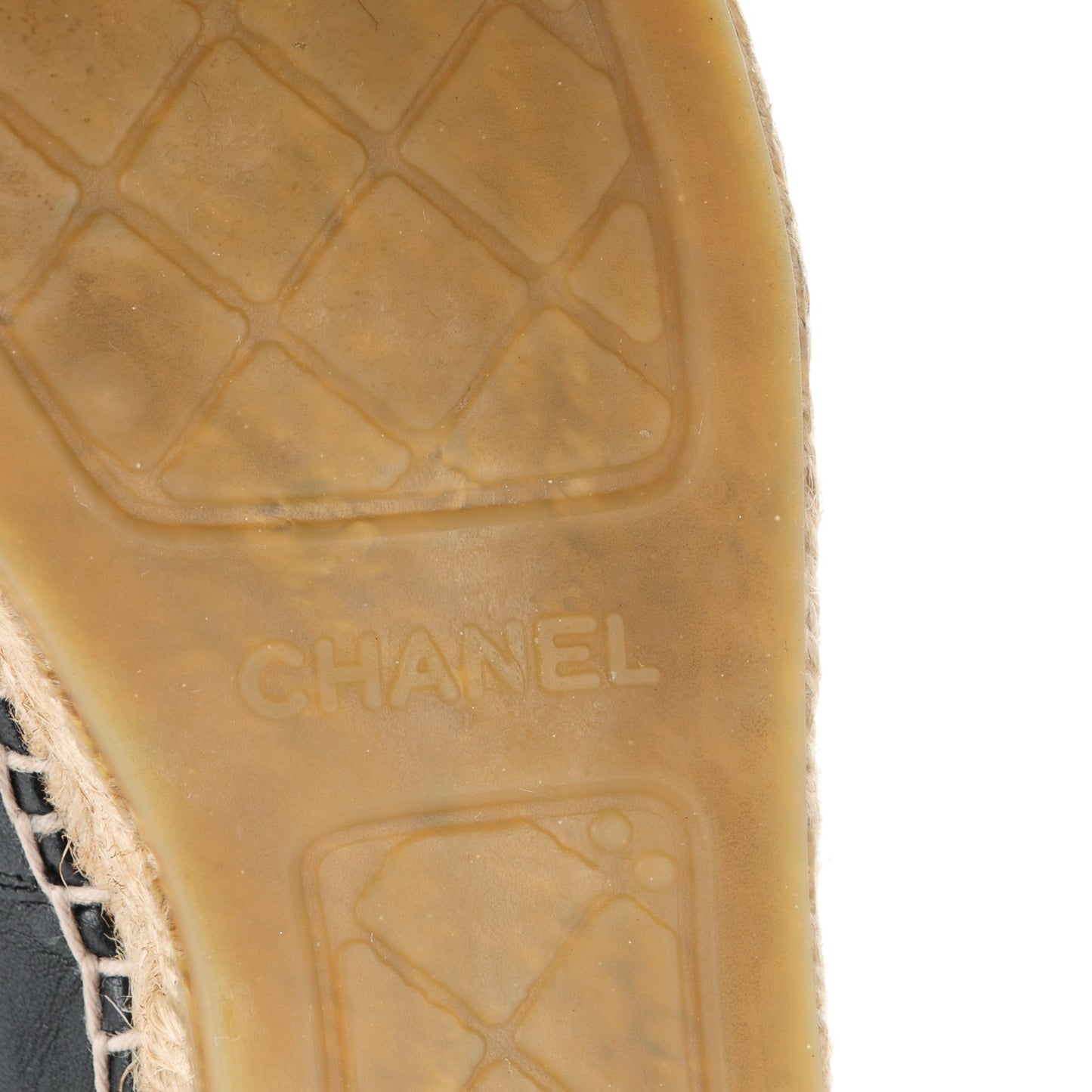 Lambskin CC Espadrilles 39 Black