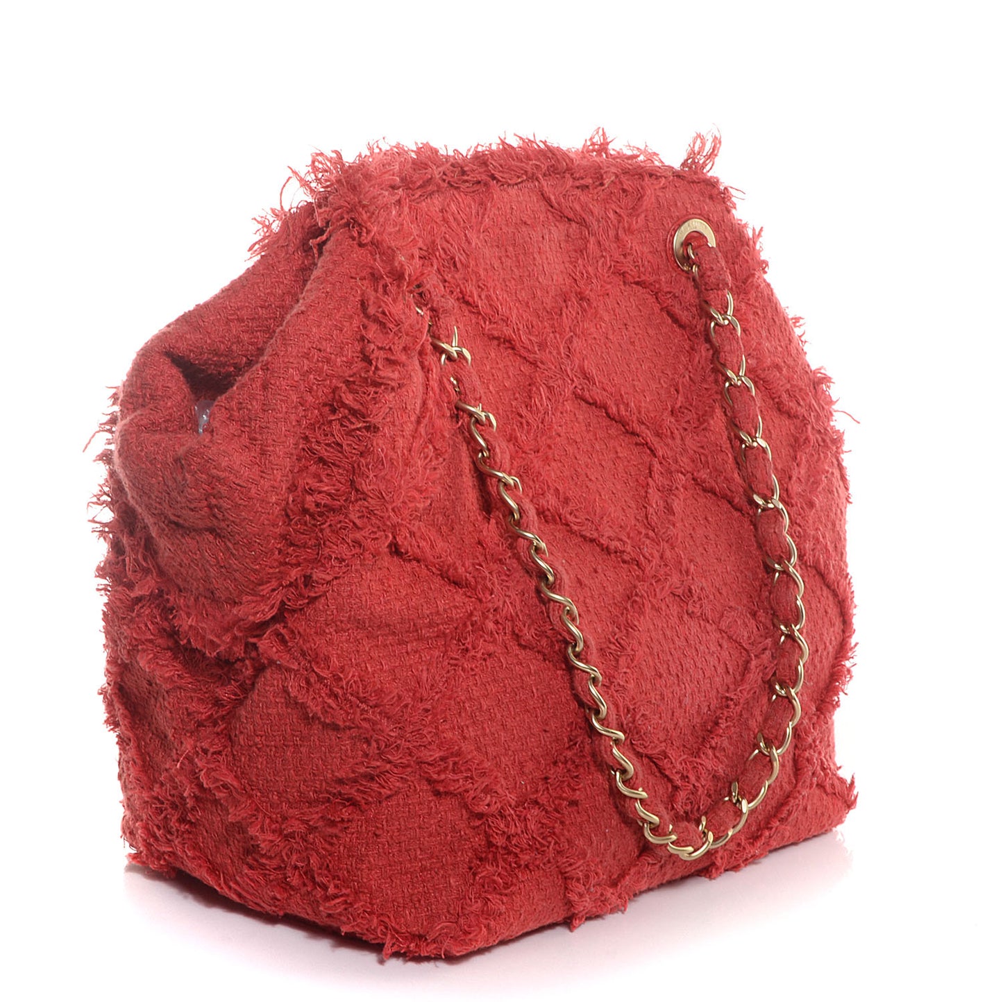 Tweed Nature Tote Red