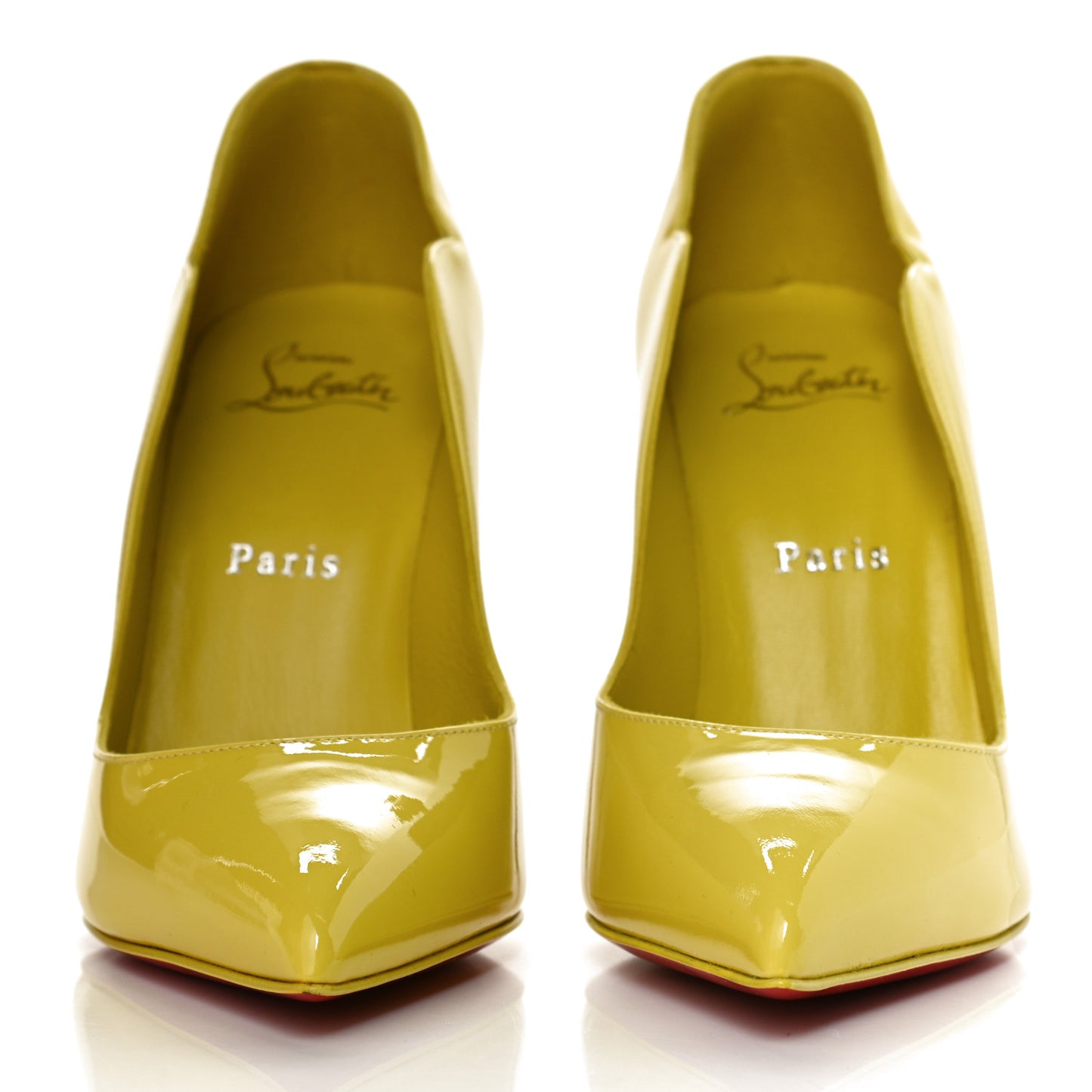 Calfskin Hot Chick 100 Pumps 37 Citrus