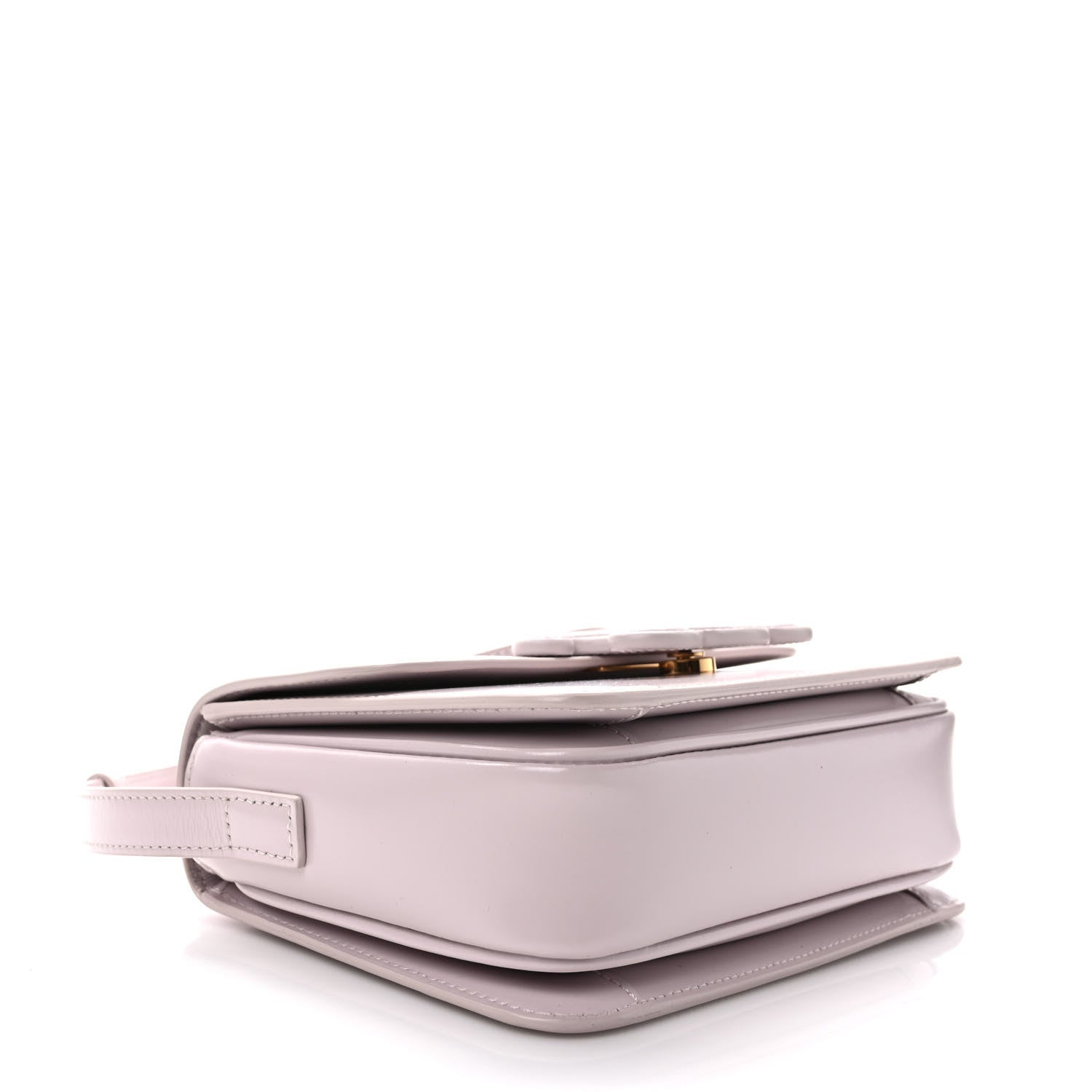 Celine Shiny Calfskin Teen Cuir Triomphe Poudre 4 of 9