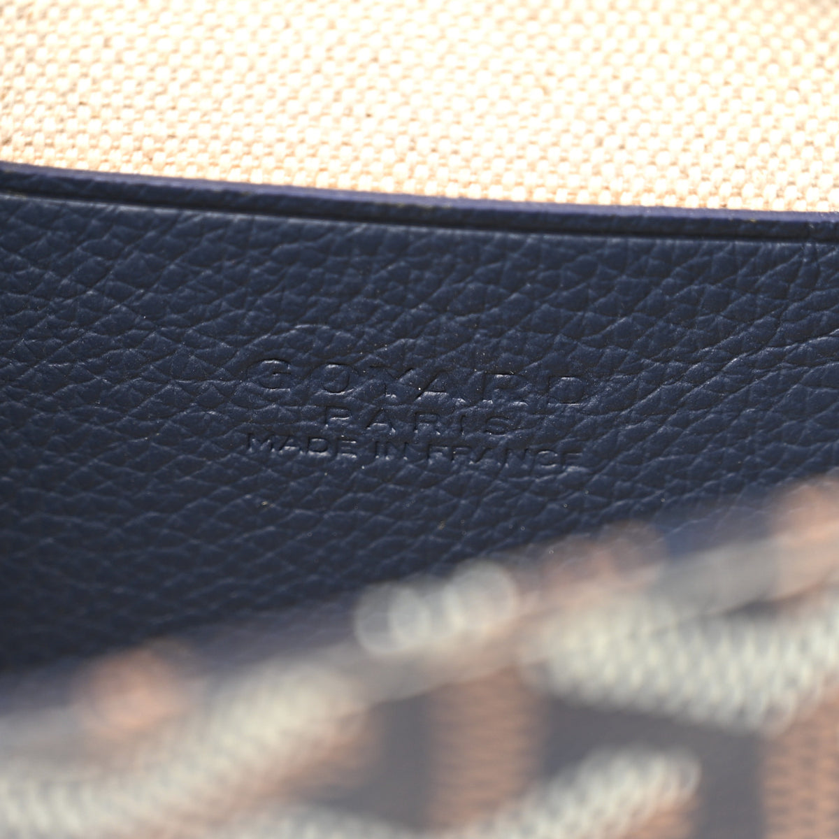 Goyardine Plumet Wallet Clutch Navy