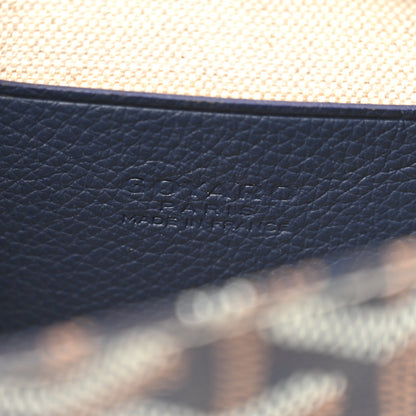 Goyard Goyardine Plumet Wallet Clutch Navy 7 of 10
