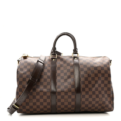 Louis Vuitton Damier Ebene Keepall Bandouliere 45 2 of 29