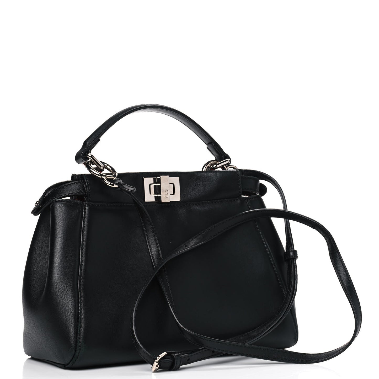 Nappa Karung Monster Eyes Mini Peekaboo Iconic Satchel Black Papavero