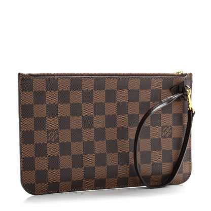 Louis Vuitton Damier Ebene Neverfull MM GM Pochette 3 of 9
