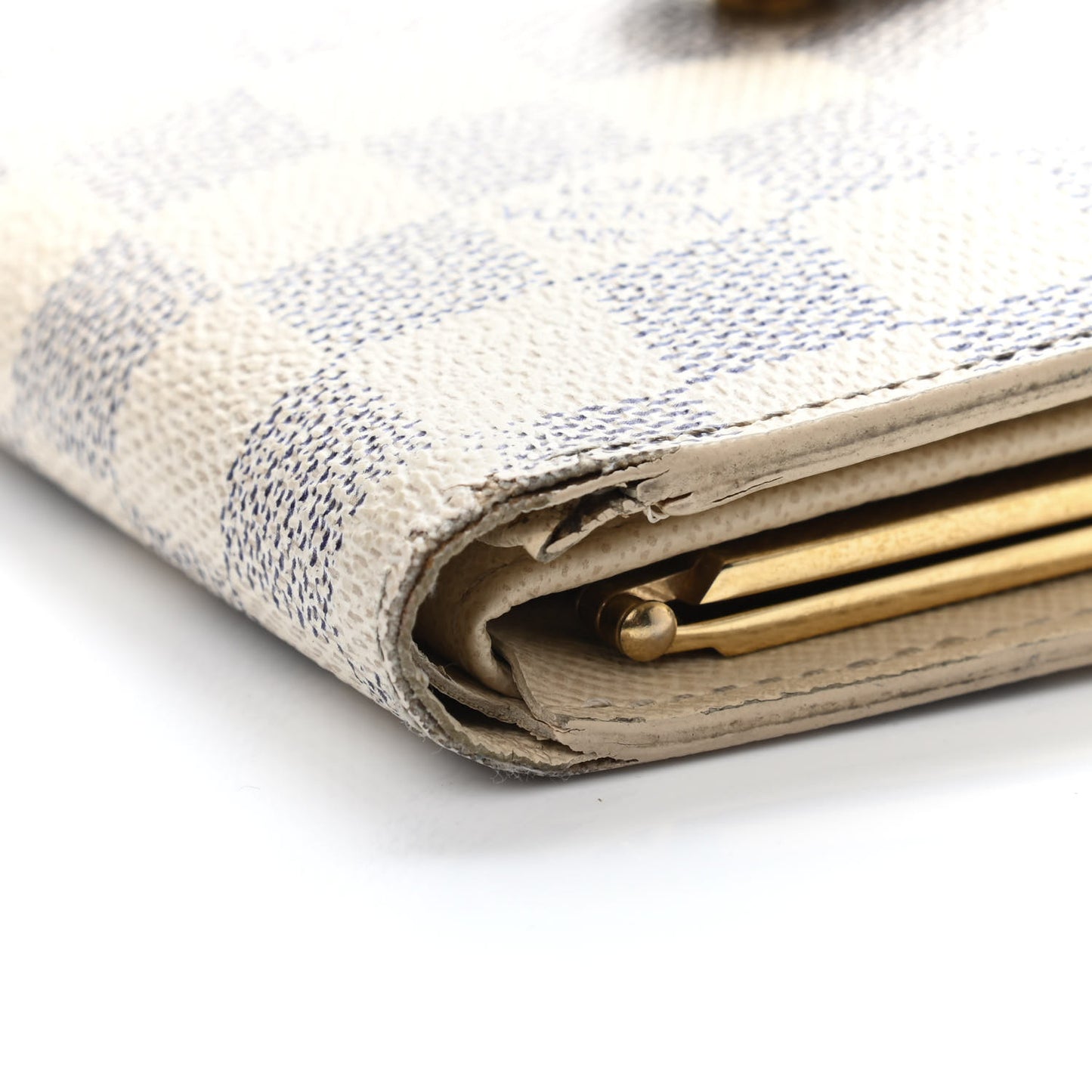 Damier Azur French Purse Wallet