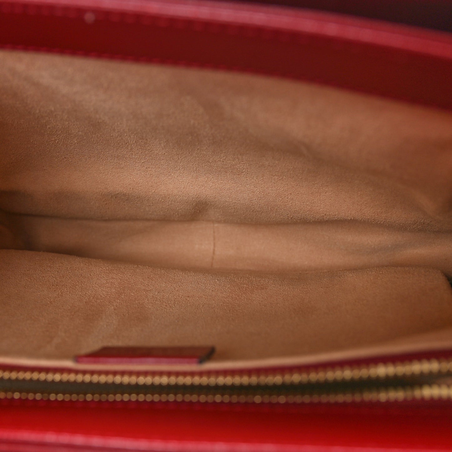 GG Supreme Monogram Azalea Calfskin Horsebit 1955 Shoulder Bag Beige Ebony New Cherry Red