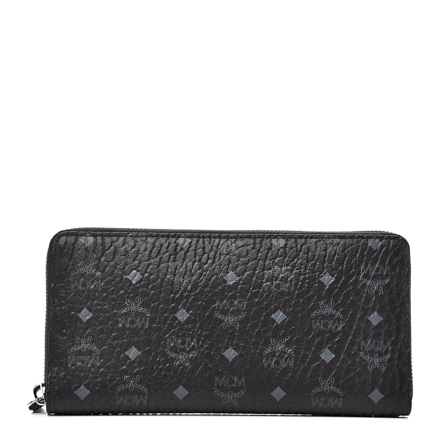 Visetos Large Zip Around Wallet Black